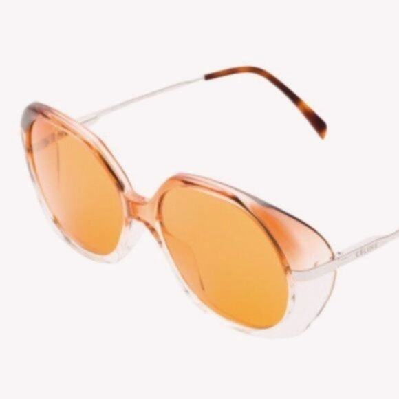 Celine 56mm Designer Sunglasses orange - Picture 2 of 9